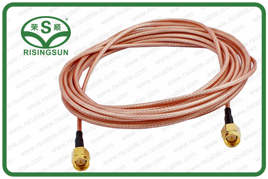 Cable coaxial RG316 con el varón de SMA al varón de SMA